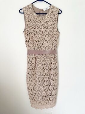 Blugirl  by Blumarine lace beige dress size 6